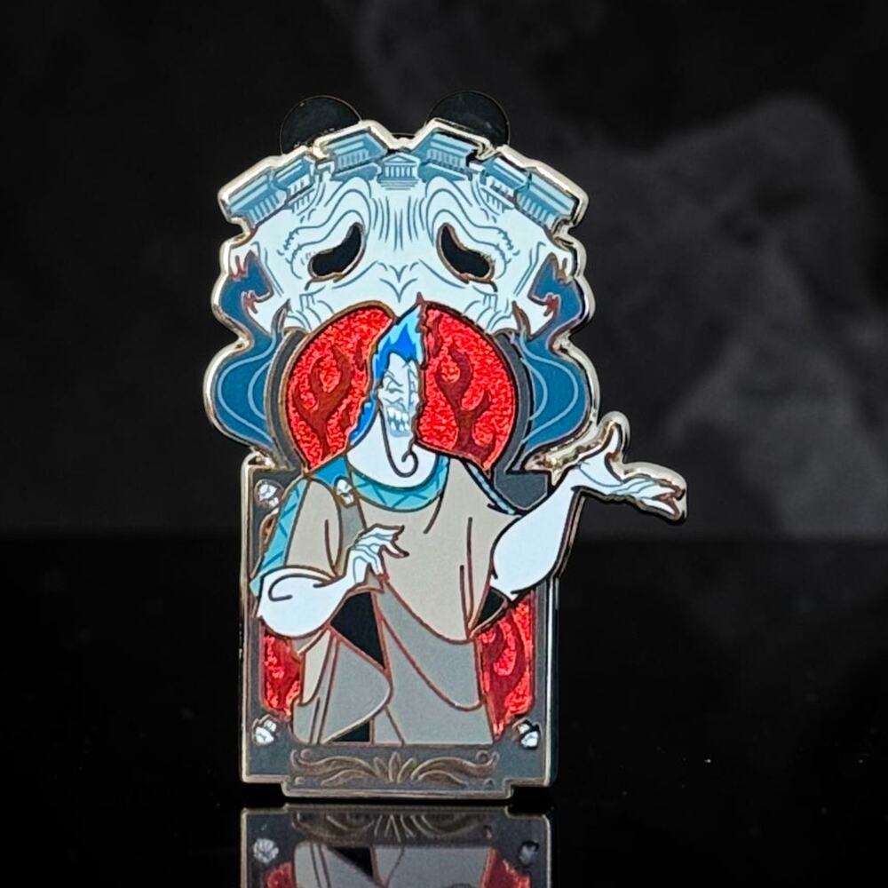 2024 Disney Villains Window Portrait Mystery Pin Hades Hercules Authentic w/ Box